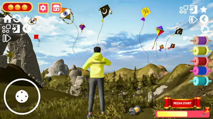 Kite Sim Kite Flying Games android App screenshot 0