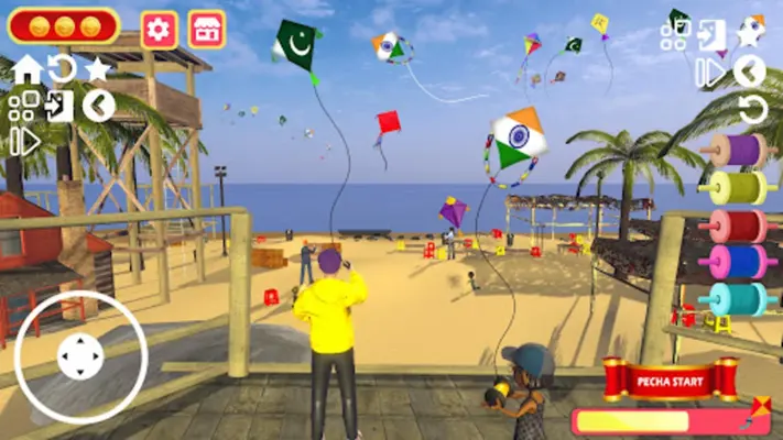 Kite Sim Kite Flying Games android App screenshot 2